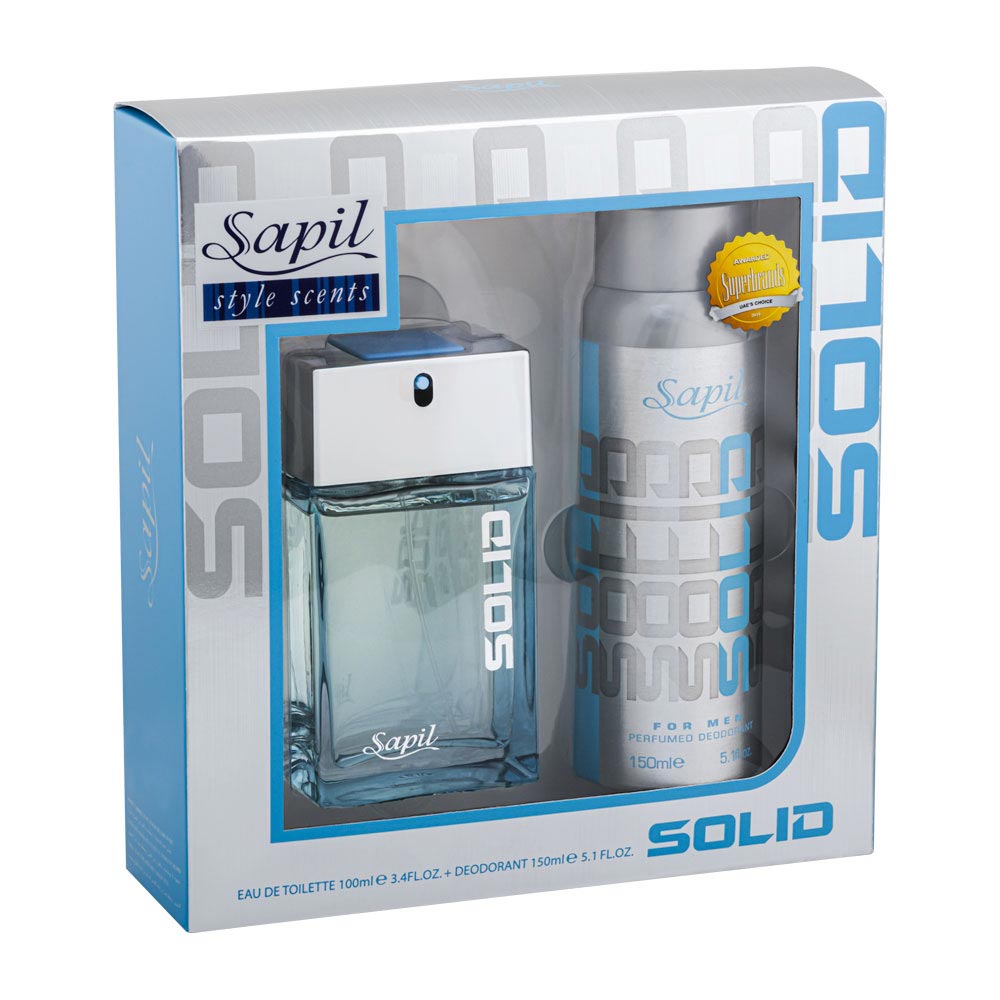 Sapil Solid Blue Gift Set