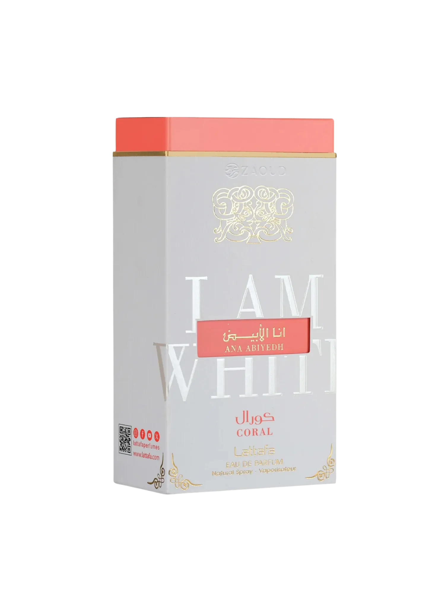 Lattafa Ana Abiyedh Coral Eau De Parfum 60ml