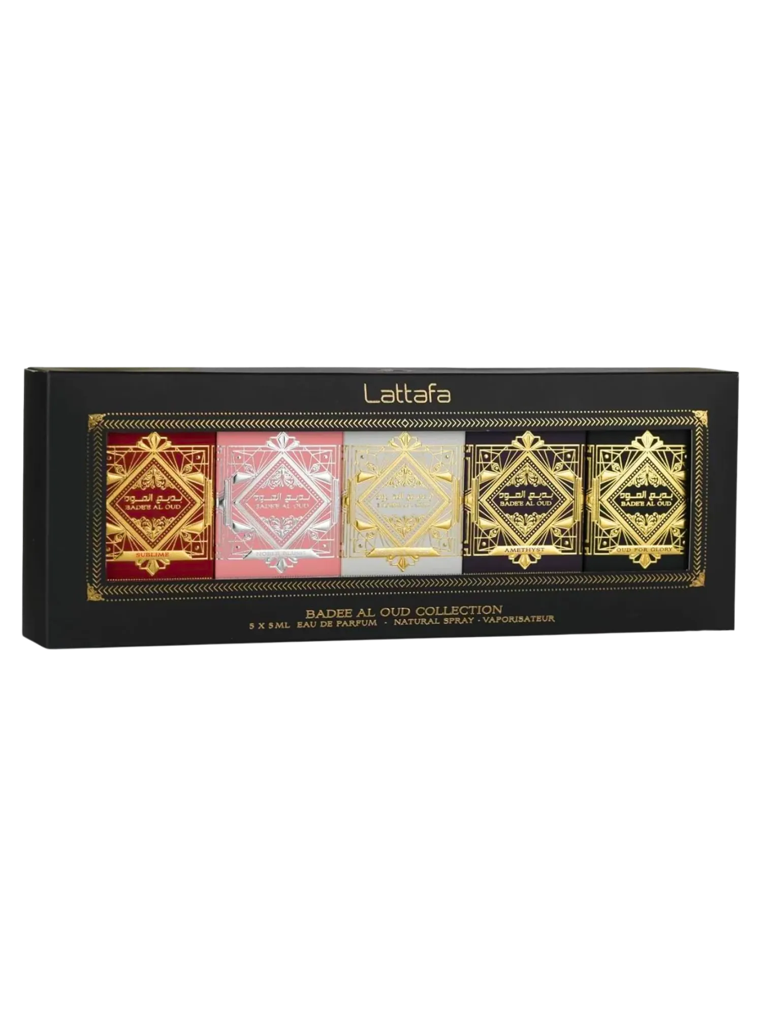Lattafa Badee Al Oud Discovery Collection (5 x 5ml)