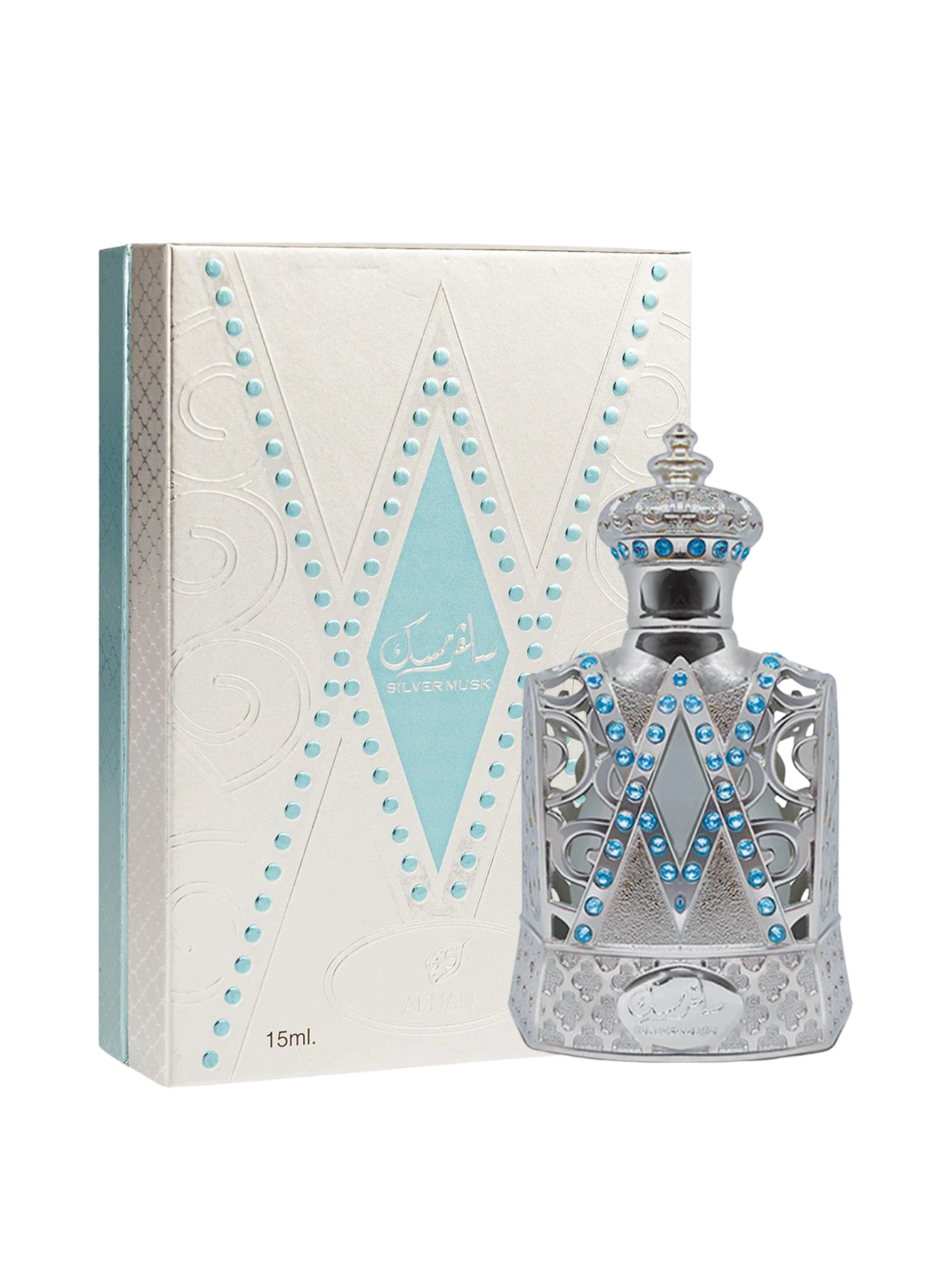 Afnan Silver Musk Concentrated Perfume Oil 15ml