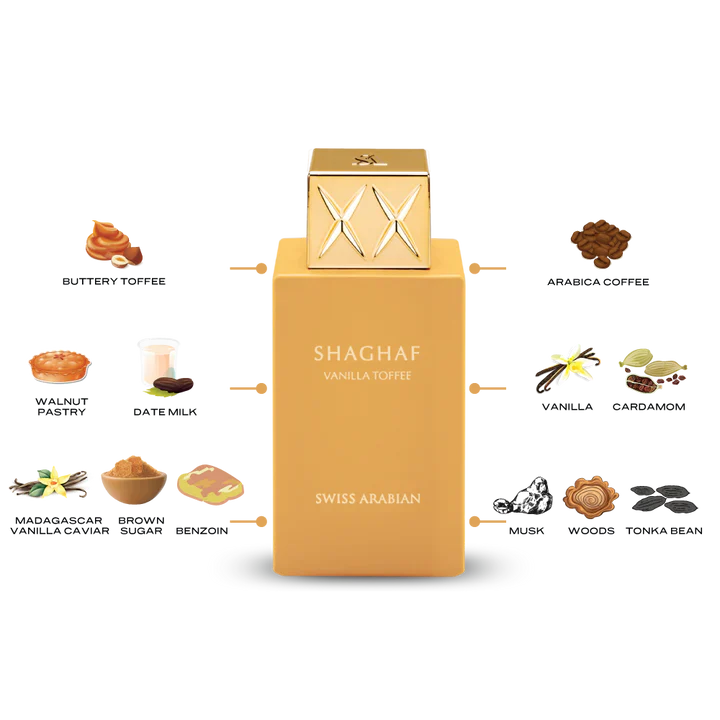 SWISS ARABIAN SHAGHAF VANILLA TOFFEE