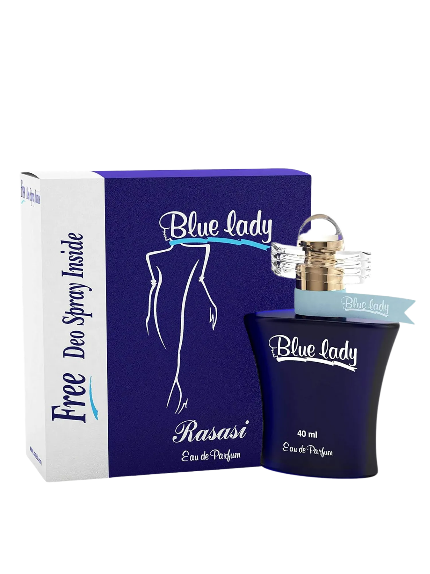 Rasasi Blue Lady Eau De Parfum 40ml + Deodorant 50ml