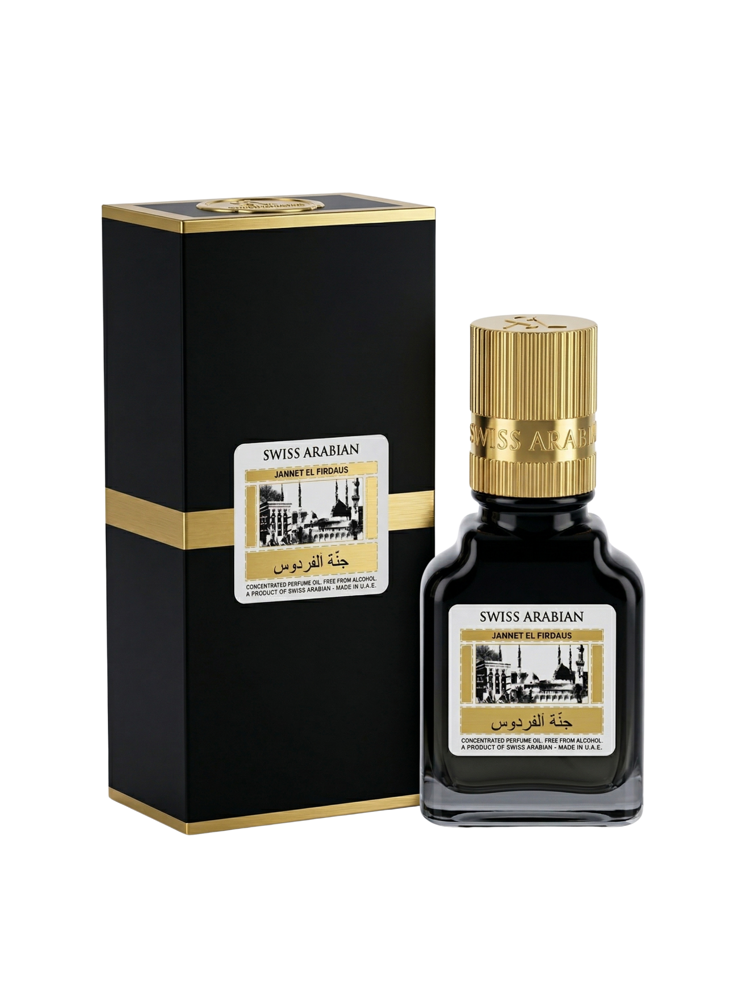 Swiss Arabian Jannet El Firdaus Black Attar (9ml)